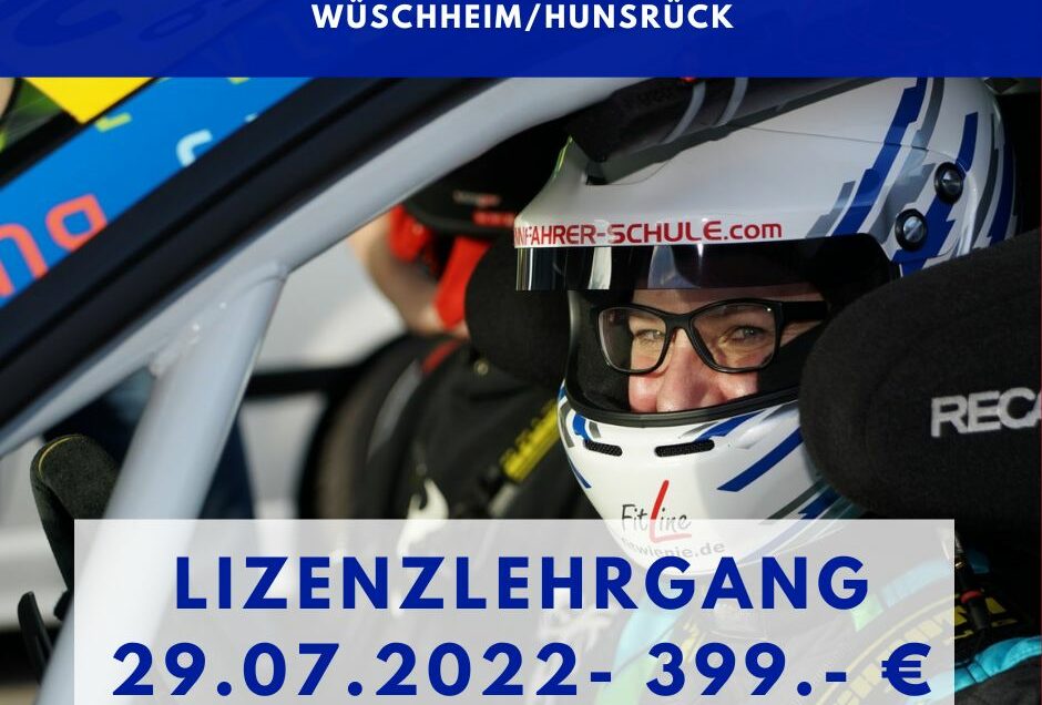 Lizenzlehrgang am Freitag, 29.07.2022 in Wüschheim/Hunsrück