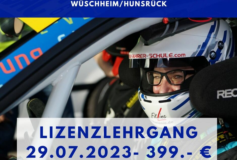 Lizenzlehrgang am Samstag, 29.07.2023 in Wüschheim/Hunsrück