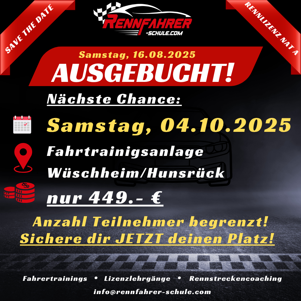 Nächster Lizenzlehrgang restlos ausgebucht – jetzt für den 04.10.2025 anmelden!